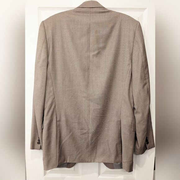 Calvin Klein men's 100% wool 2 button classic fit sports coat jacket blazer 40L - Picture 3 of 10